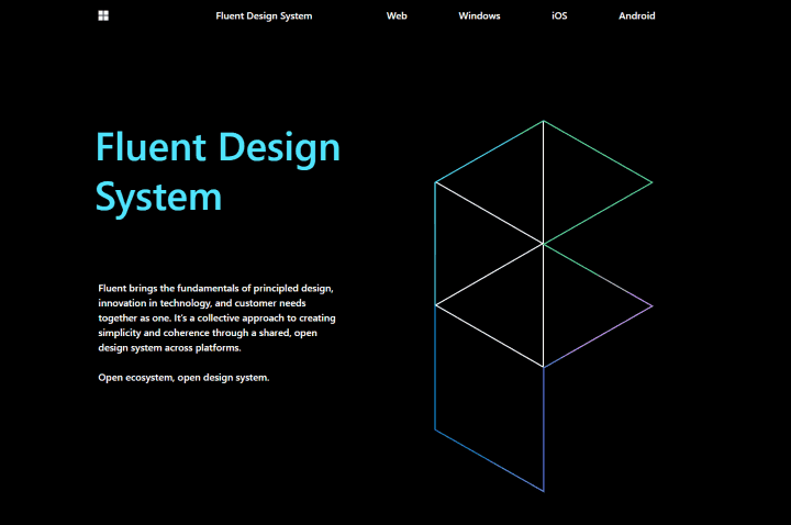Captura de pantalla de Fluent Design System by Microsoft